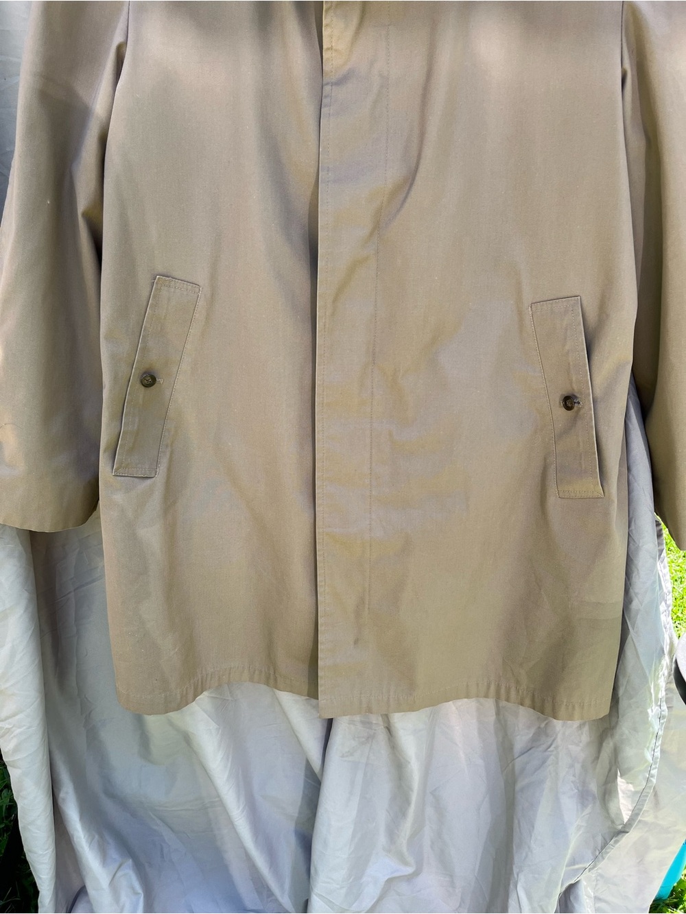 Vintage London Fog Men's Beige Trench Coat